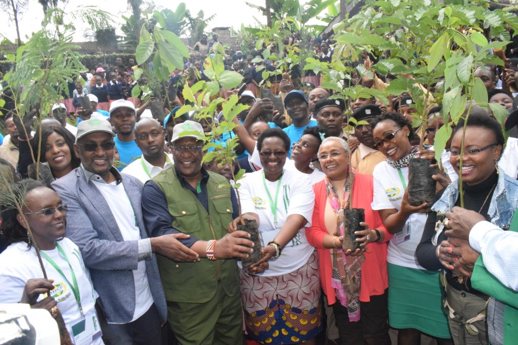 Nairobi water tree planting by H.E Margaret Kenyatta